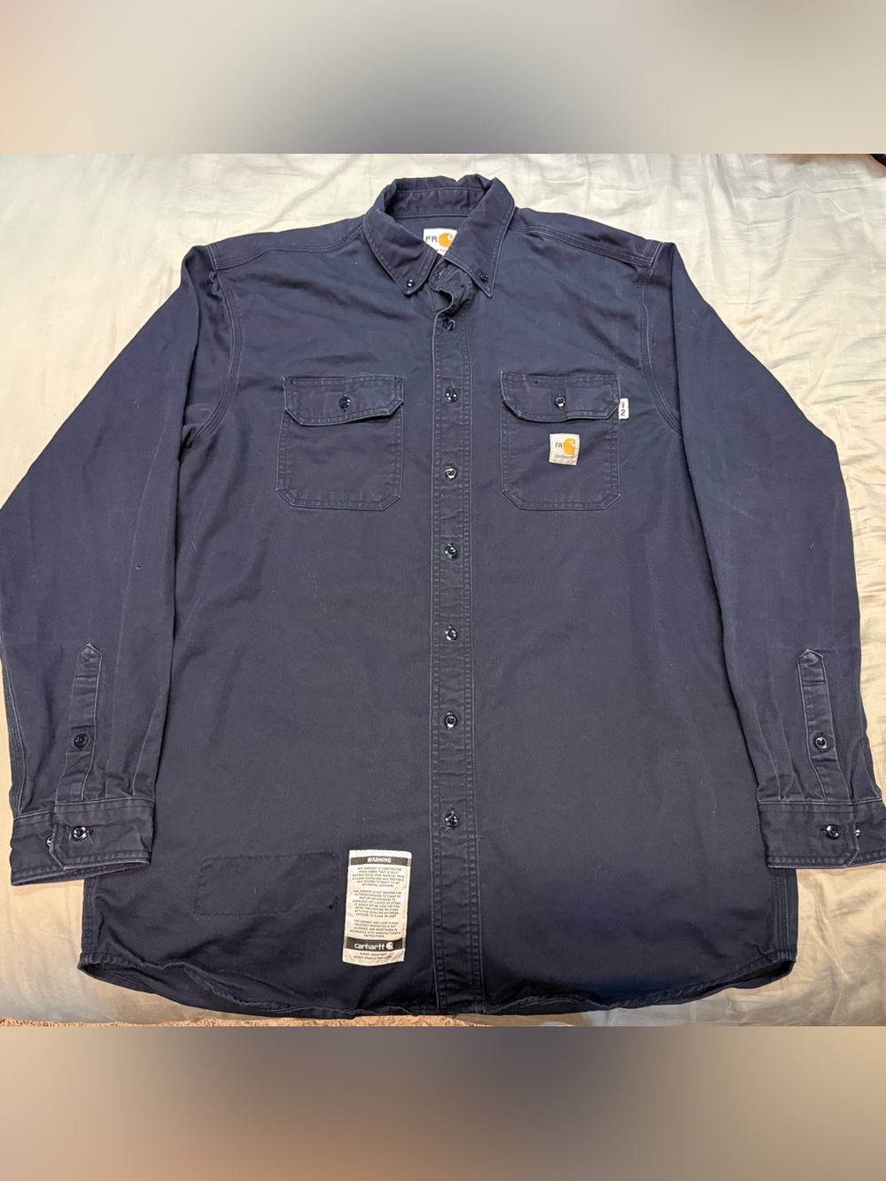 Carhartt FR Men's Work Shirt Large Tall